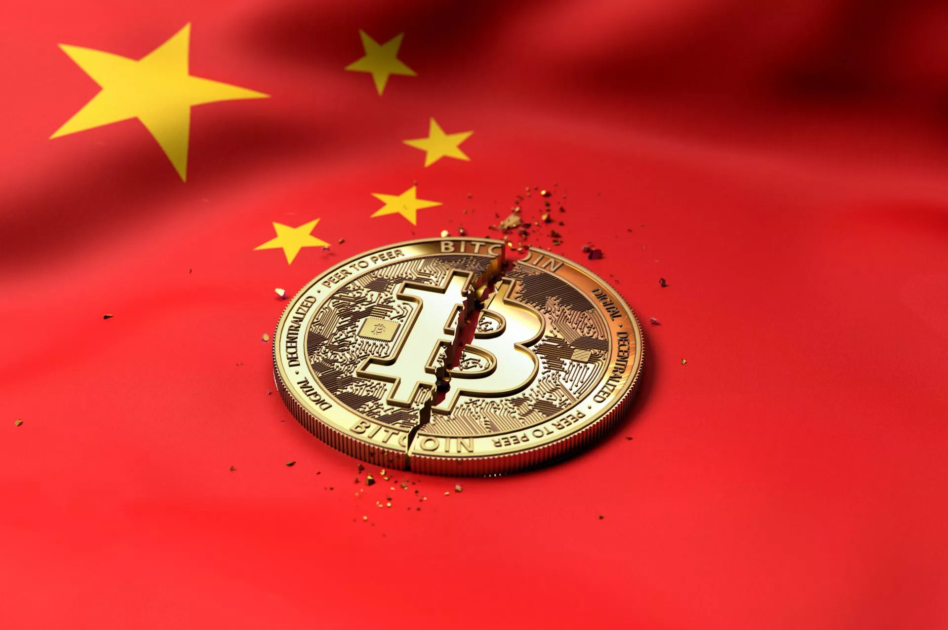Bitcoin Hash rate is laag door feest in China