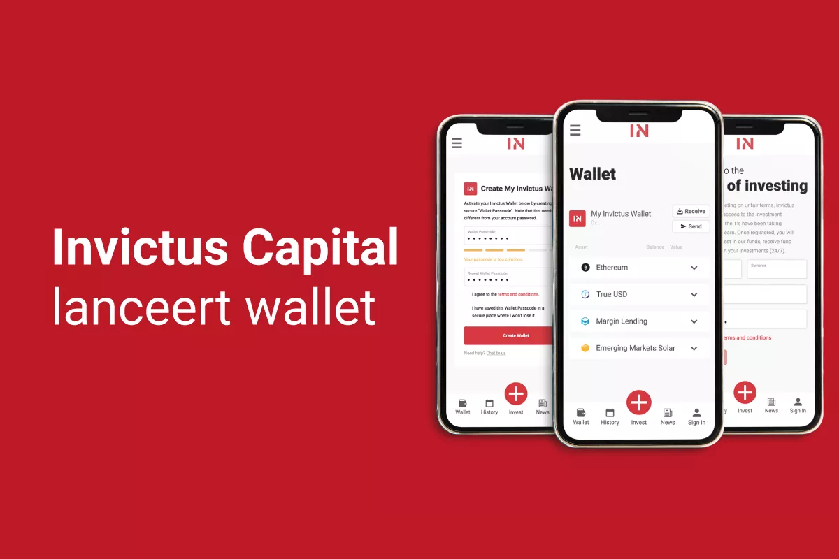 Invictus Capital lanceert wallet om blockchain-investeringen via creditcards mogelijk te maken