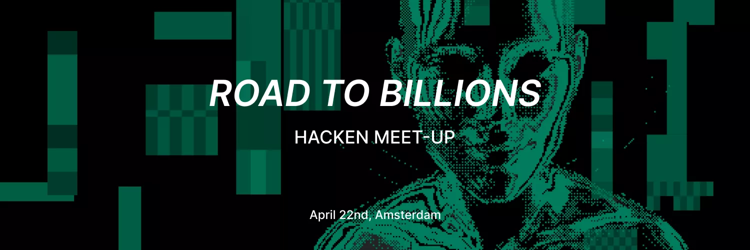 Op weg naar miljarden. Amsterdam Besloten Meet-up door Hacken