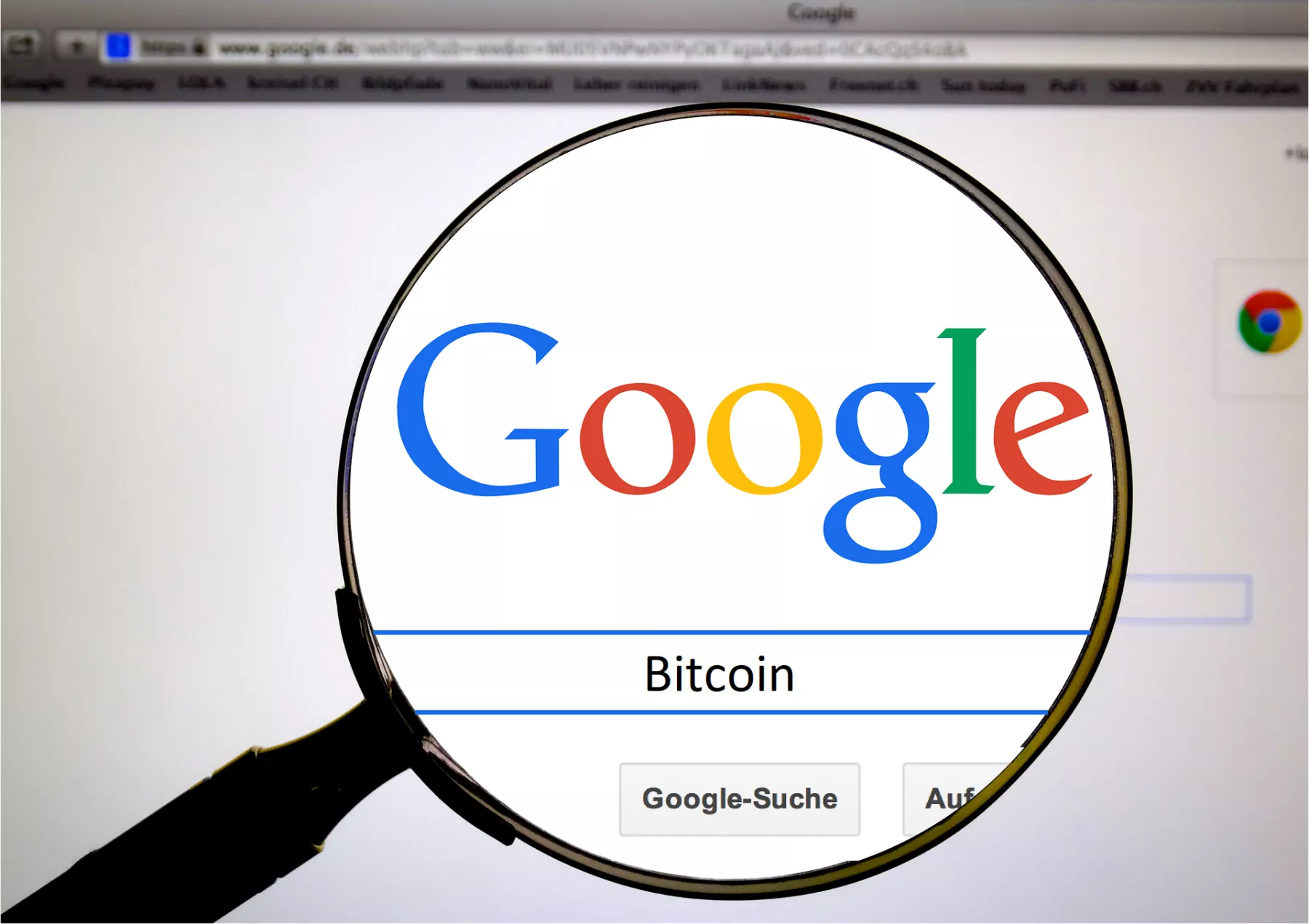 Zoekvolume Bitcoin in Google neemt steeds verder toe