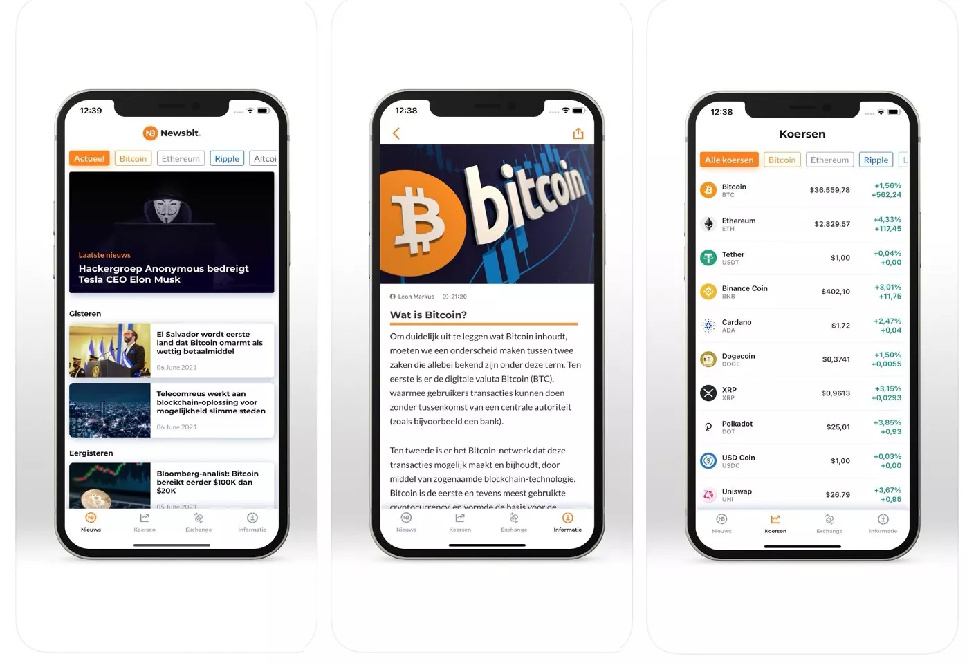 Newsbit lanceert eerste Nederlandstalige Crypto Nieuws App