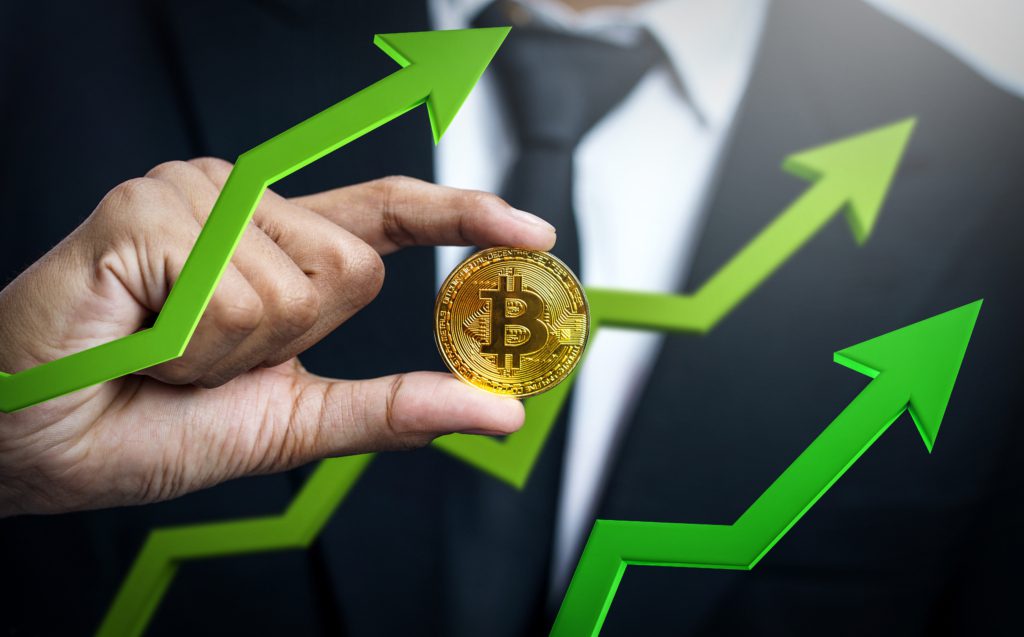 Bitcoin prijs stijgt