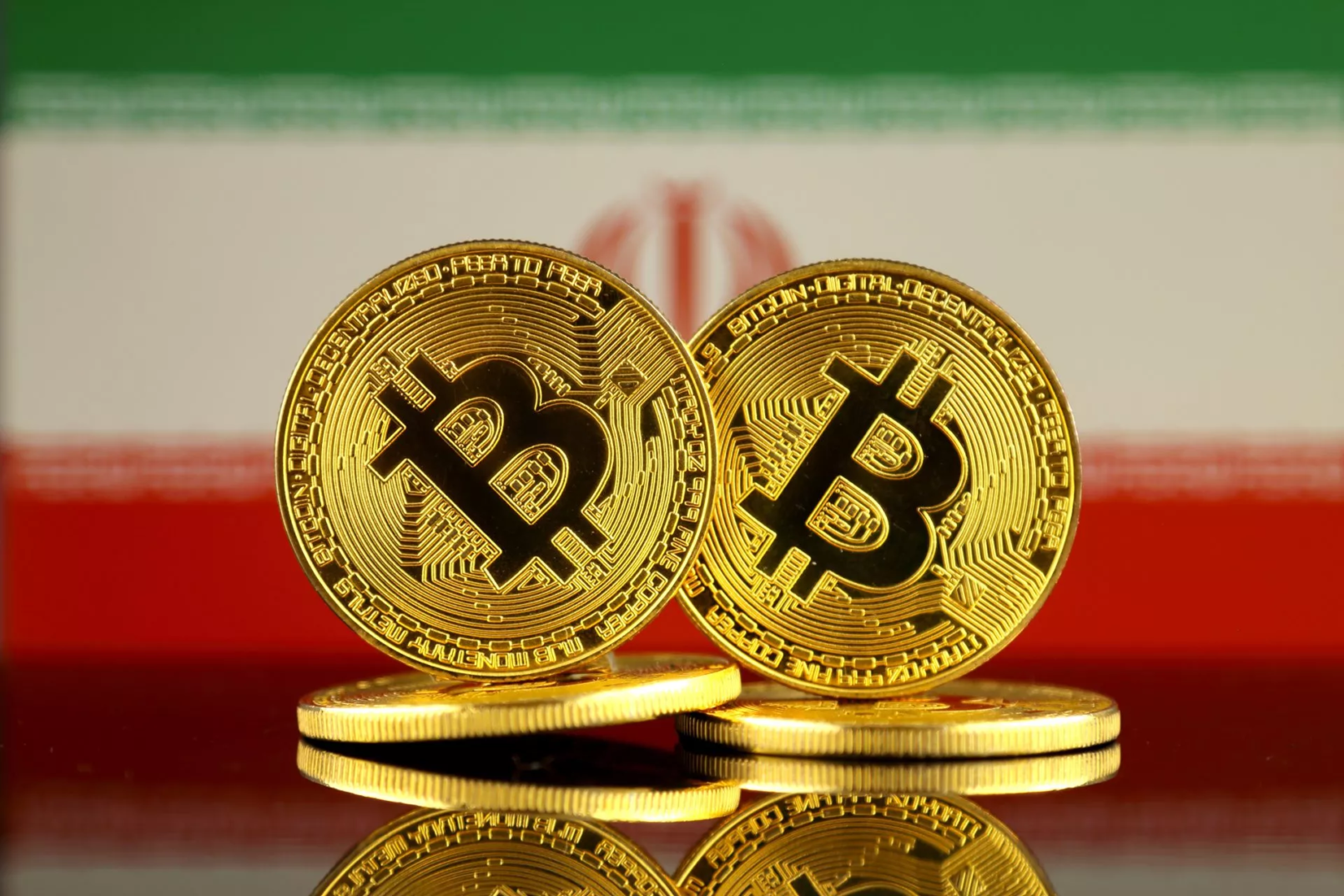 Bitcoin Iran Flag