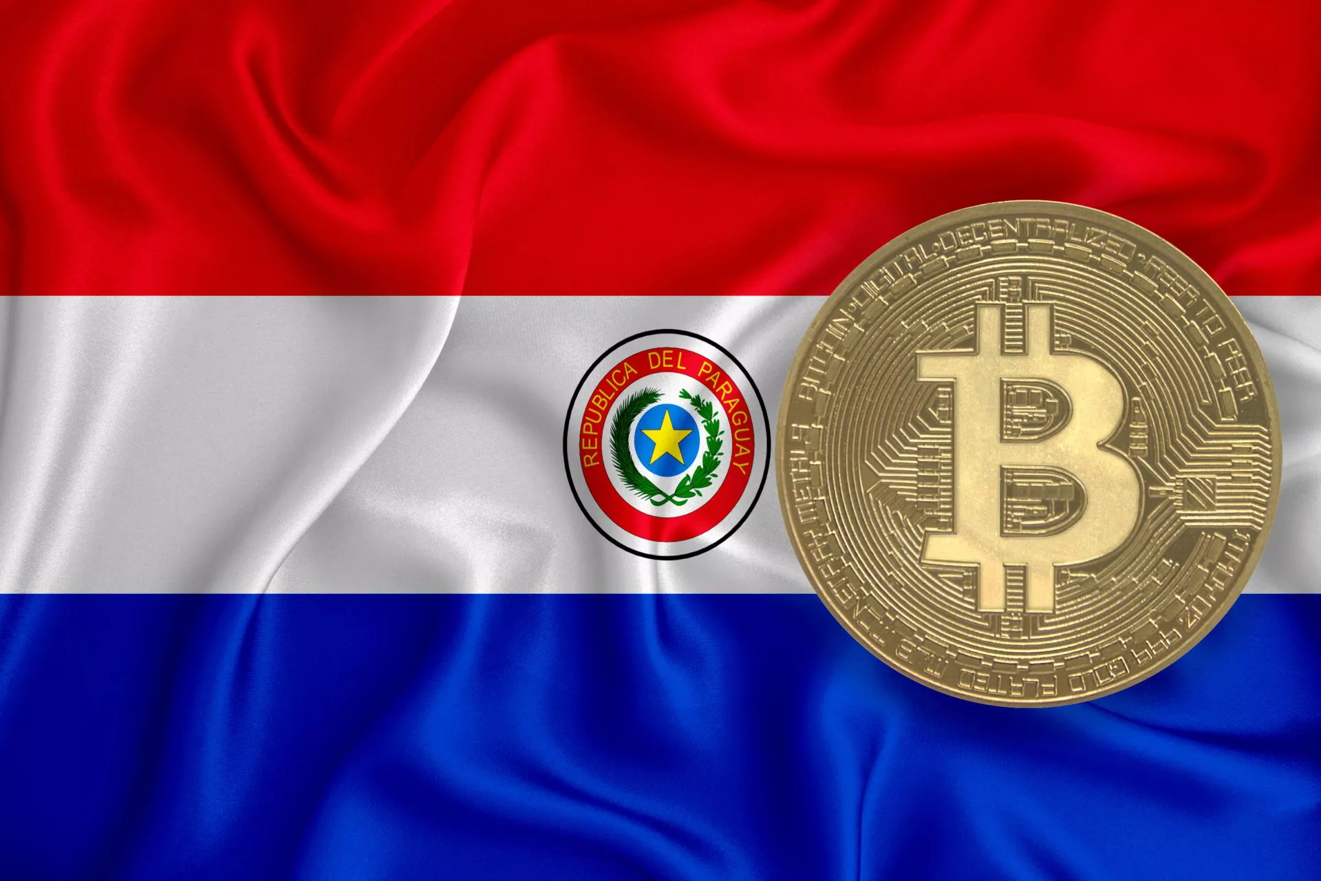 Bitcoin Paraguay Vlag