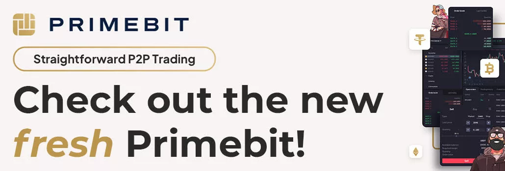 PrimeBit.com lanceert het meest handelsvriendelijke platform tot op heden met een gestroomlijnde interface en p2p-trading