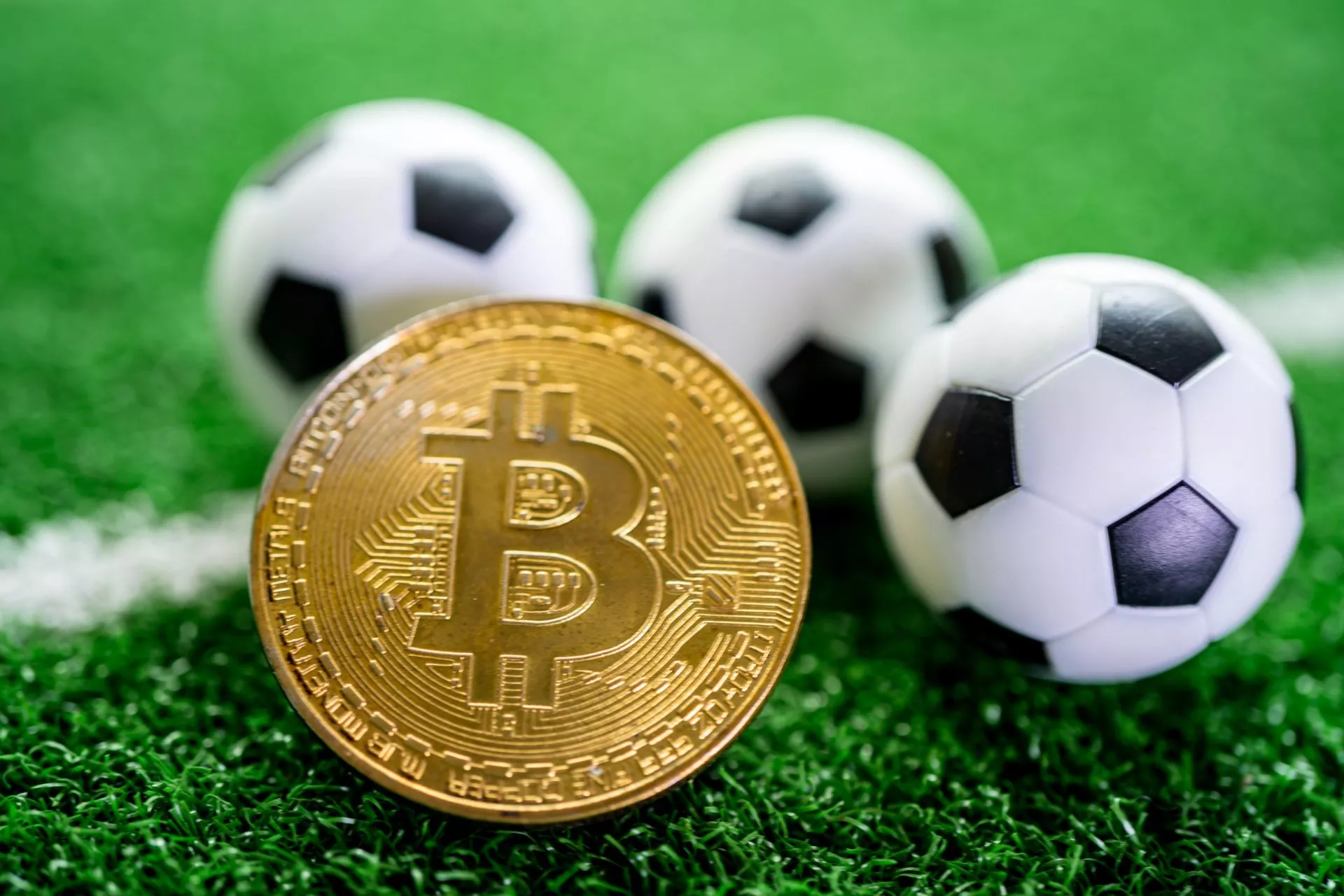 Bitcoin BTC Voetbal
