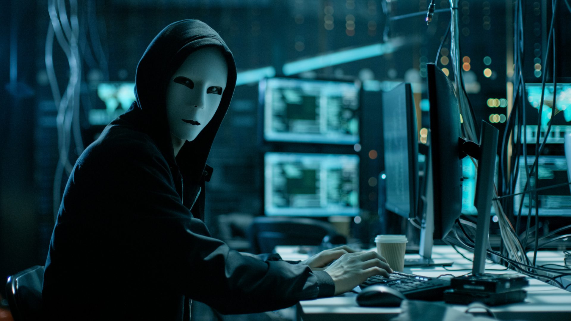 Masked Hacker Man