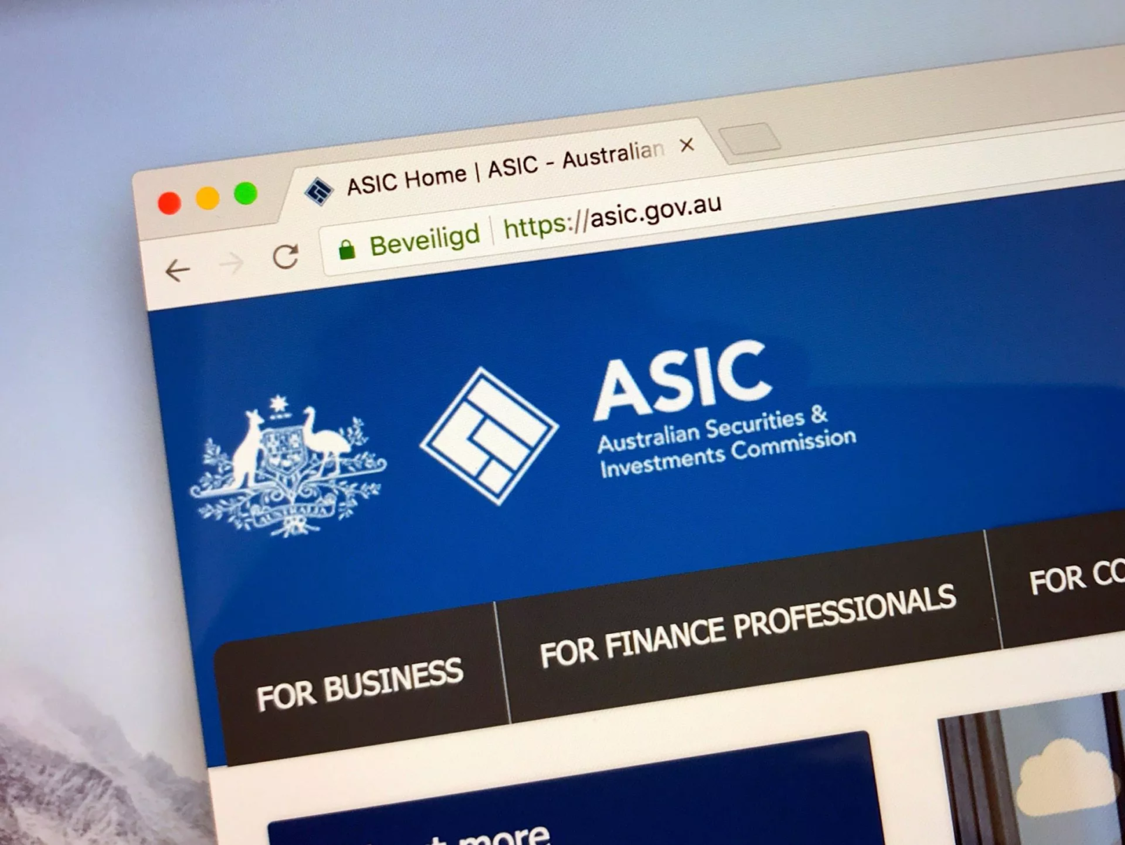 ASIC australie
