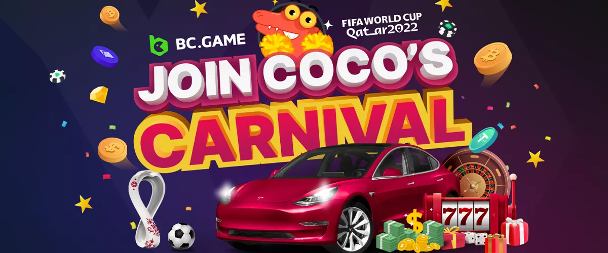 Doe nu mee met Coco’s Carnival en win tot $2.100.000 of een Tesla