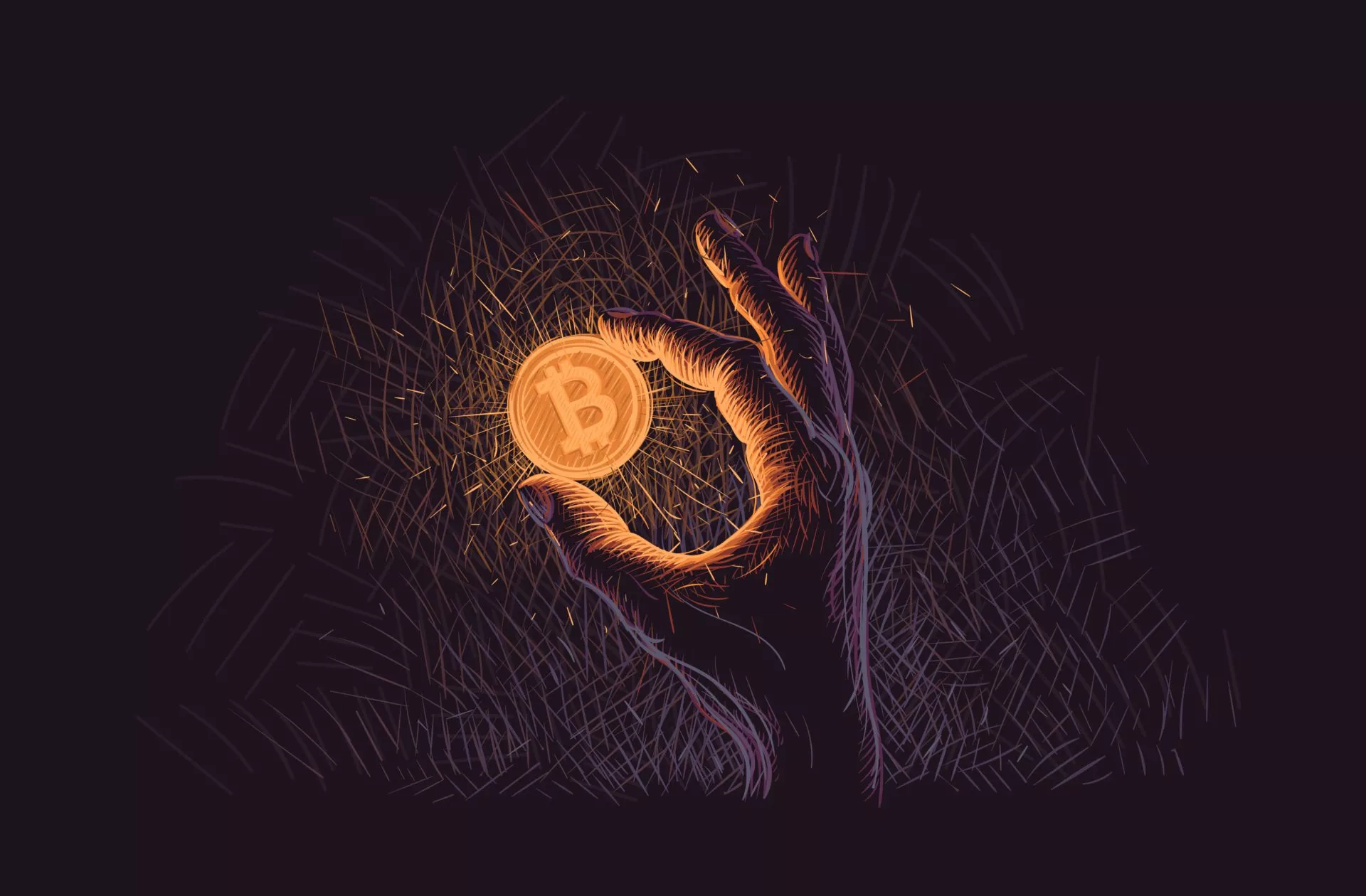 Bitcoin (BTC) in Hand