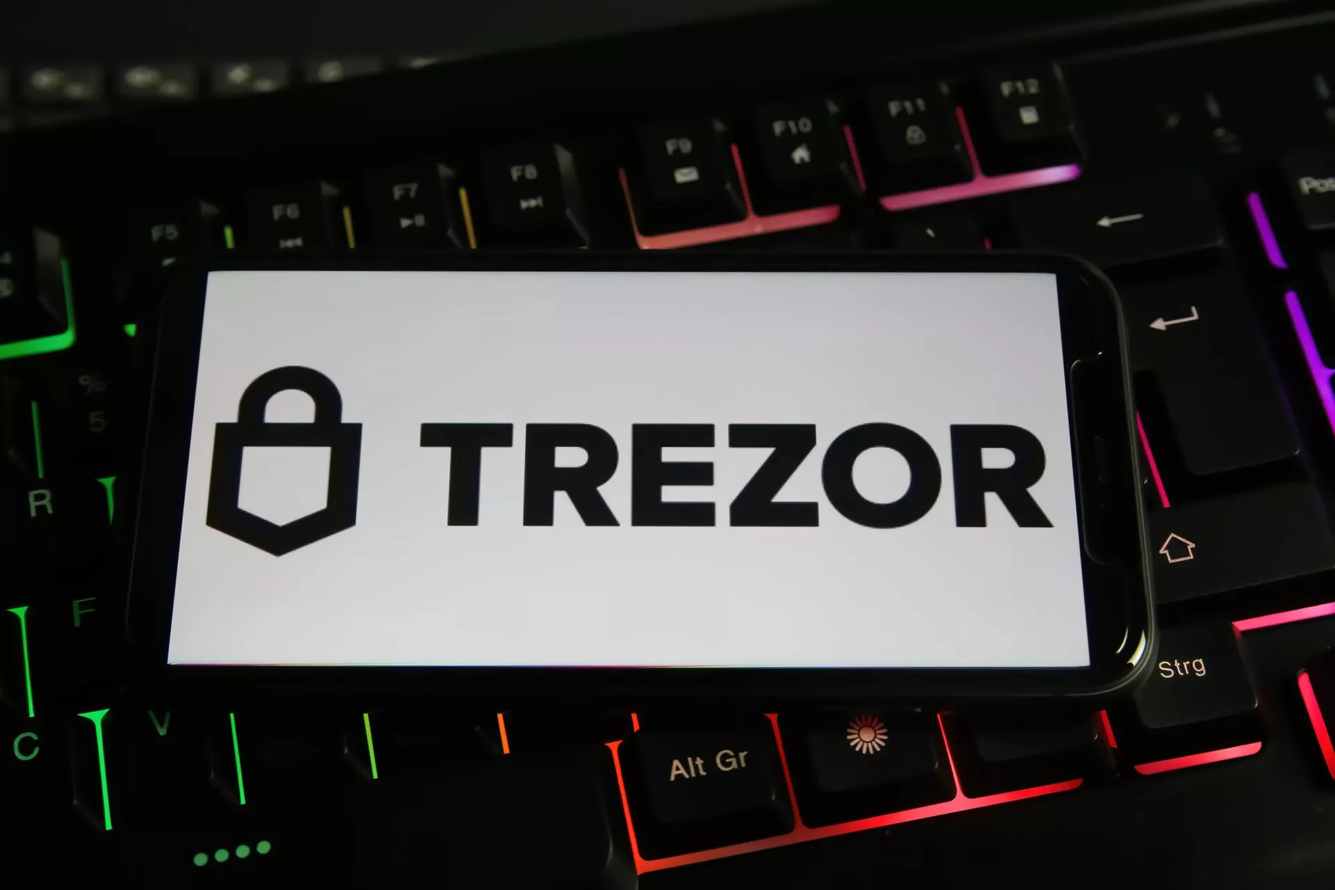 Trezor Logo Smartphone