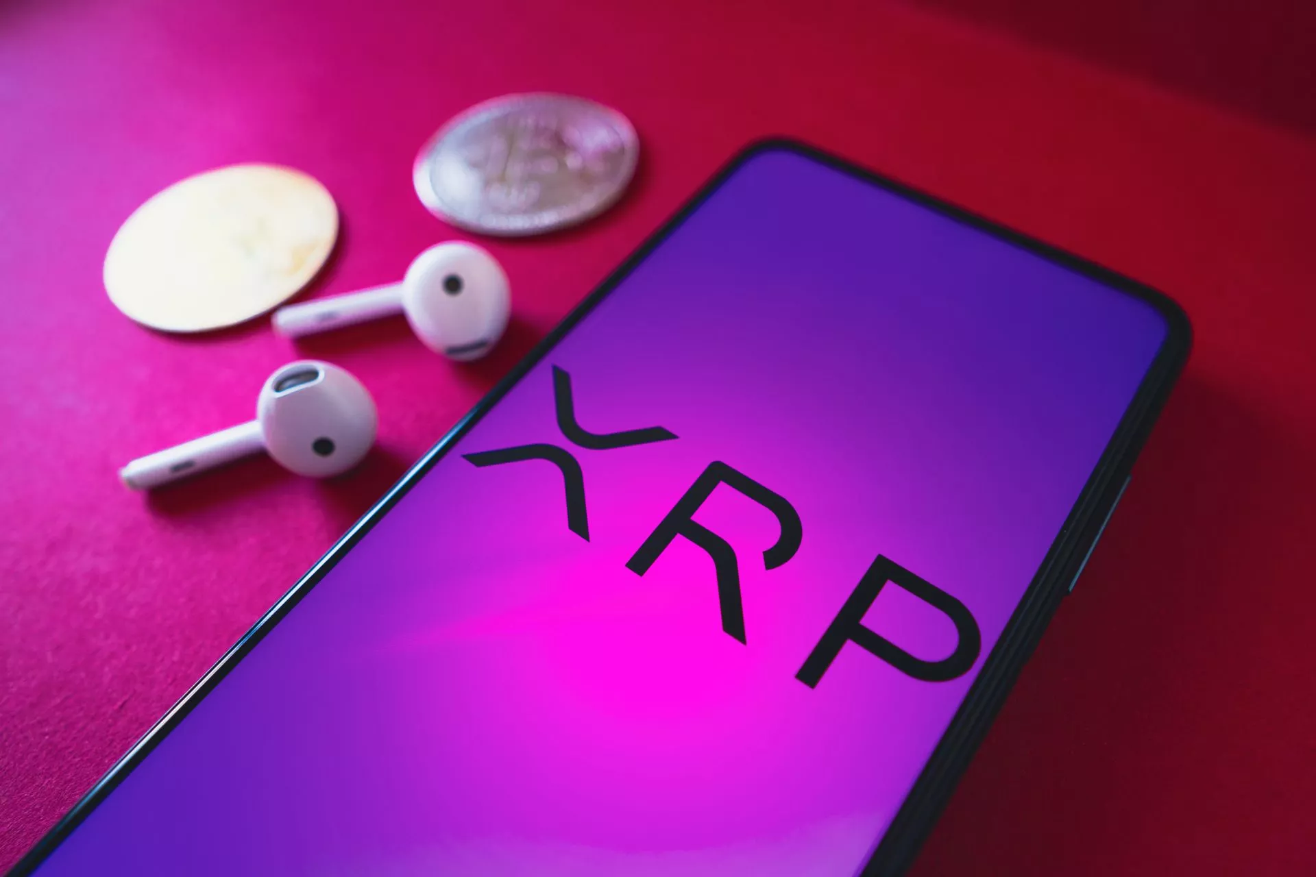 Ripple's XRP Logo Smartphone