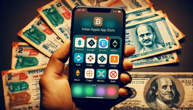 Indiase Apple App Store blokkeert belangrijke crypto-exchange-apps na overheidsmaatregelen