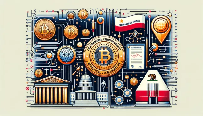 Nebraska en Californië introduceren nieuwe wetgeving voor cryptocurrencies en AI