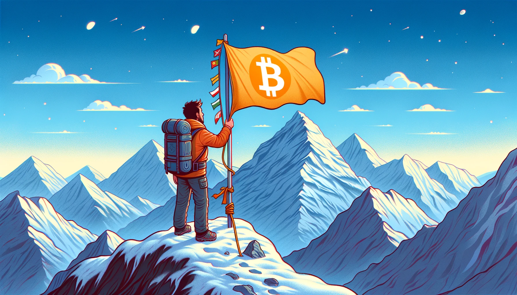 Cryptogebruiker wil Bitcoin-vlag op Mount Everest plaatsen