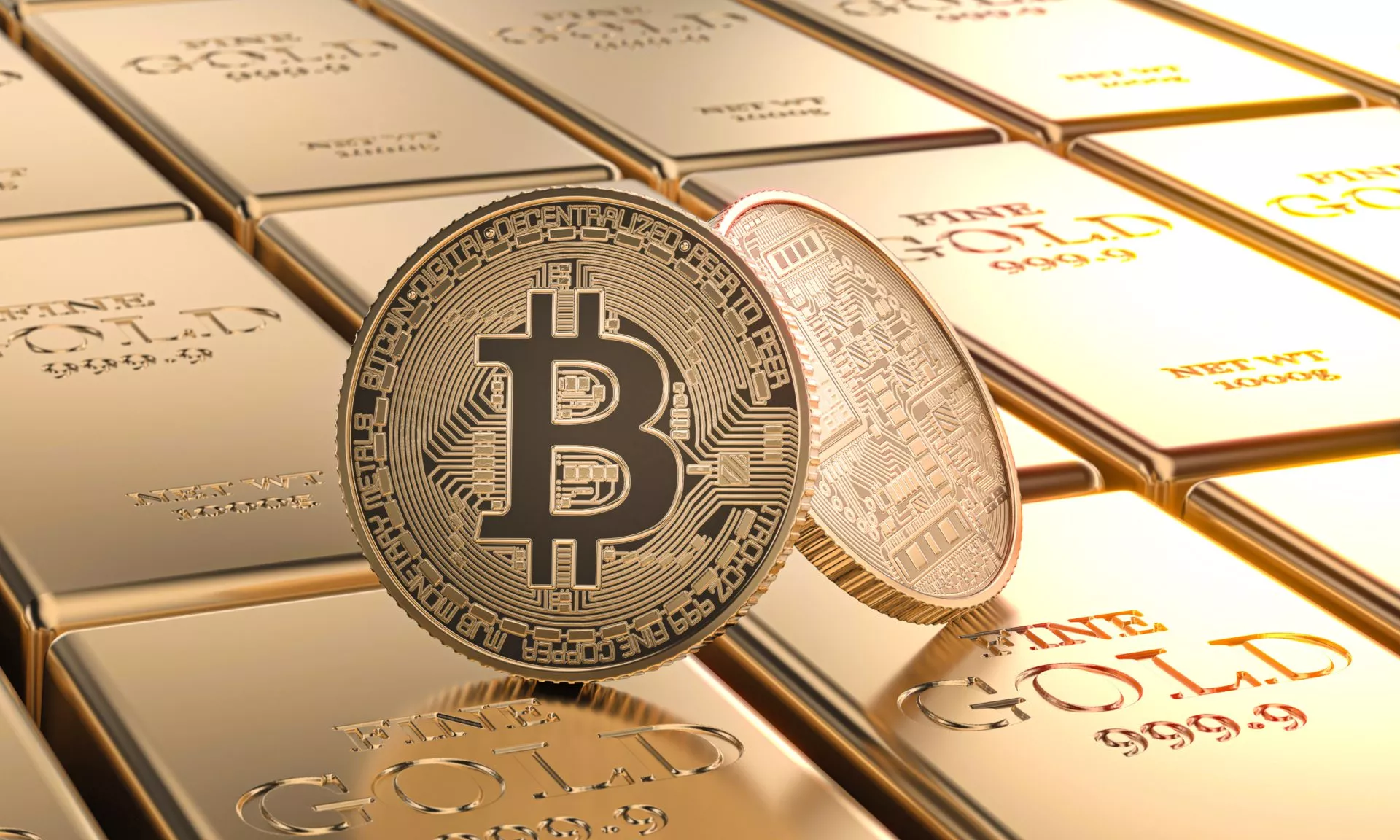 goud en bitcoin