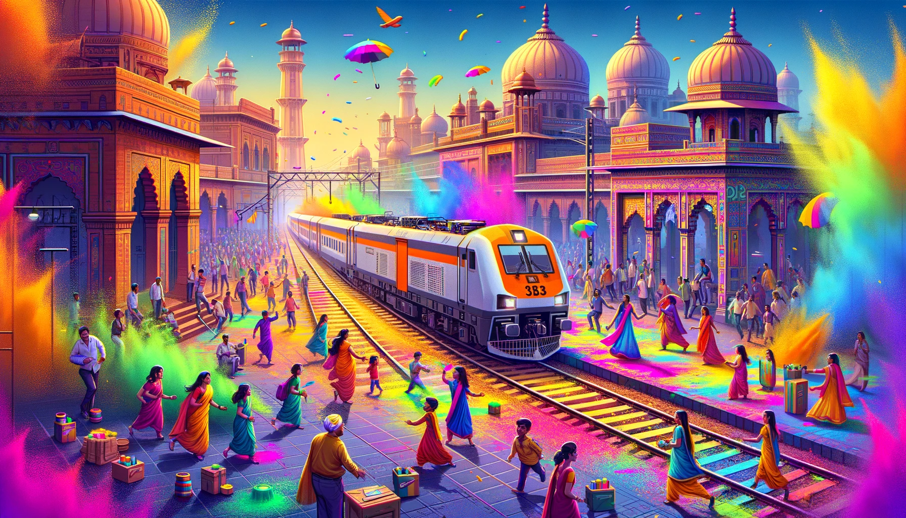 Indiaanse Spoorwegen lanceren NFT-treinkaartjes voor Holi Festival