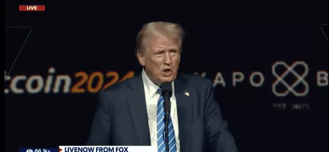 Donald Trump spreekt op Bitcoin Conference 2024: “Bitcoin zal goud overtreffen”