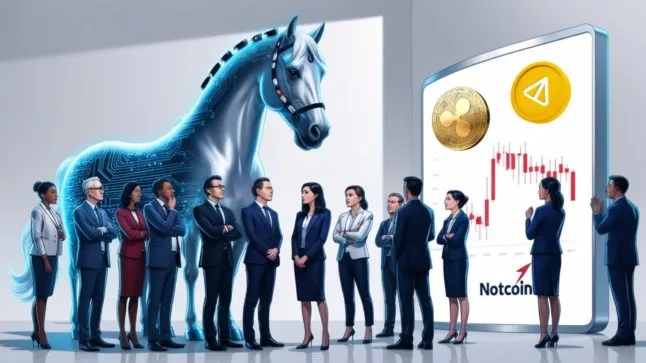 Investeerders Wendden Zich Tot DigiHorse Terwijl XRP En Notcoin Met Terugval Te Maken Hebben.