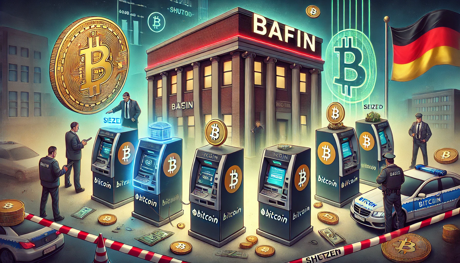 BaFin legt beslag op 13 illegale Bitcoin-geldautomaten