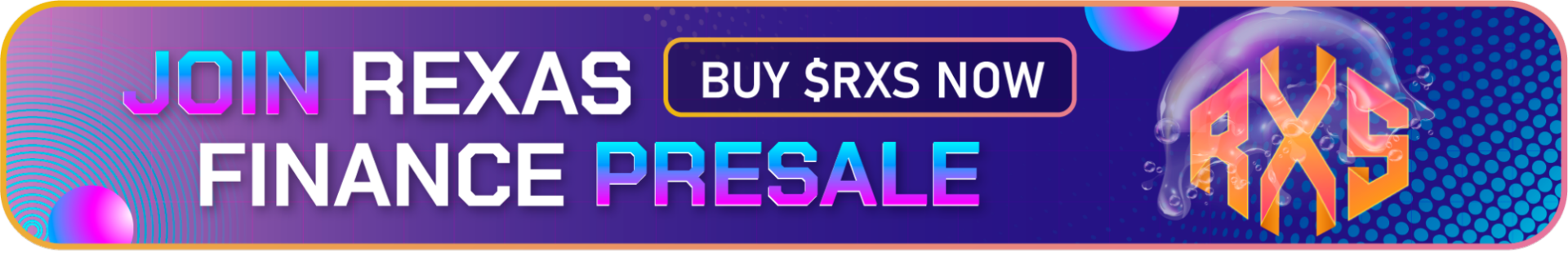 Banner Rexas RXS Finance