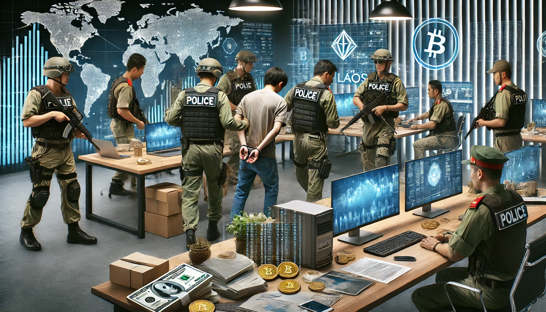 Vietnamese politie rolt internationaal crypto-oplichtingsnetwerk op: vijf arrestaties