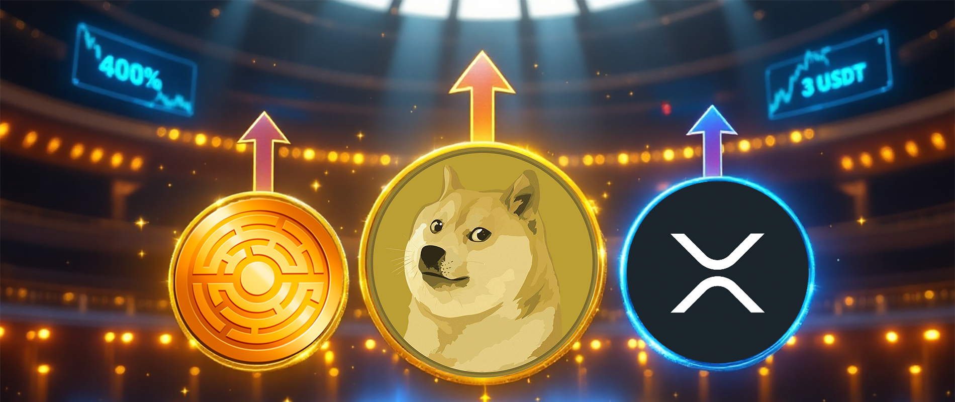 Doge en andere cryptowinnaars