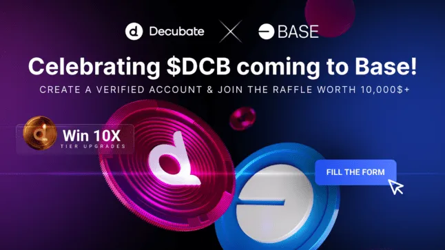 Decubate viert de komst van $DCB naar de basis