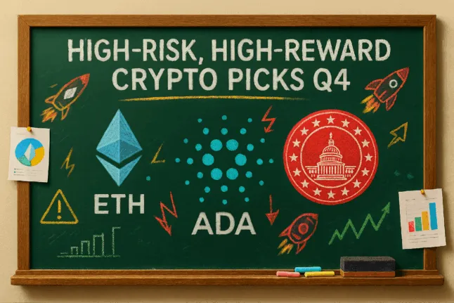 Beste crypto om te kopen in Q4: Ethereum, ADA en MAGACOIN FINANCE aangemerkt als hoog risico, hoog rendement