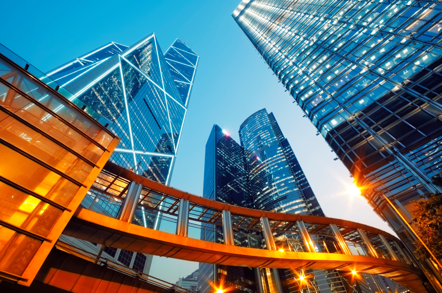 Skyscrapers in Hong Kong