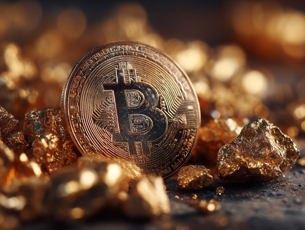 Bitcoin, goud, gold