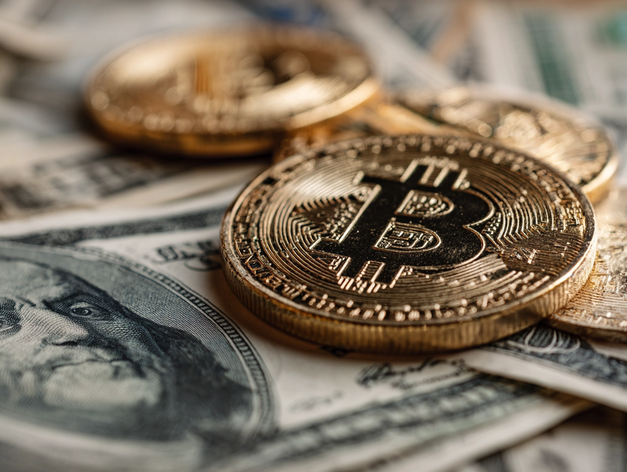 Bitcoin, US dollar, Amerika