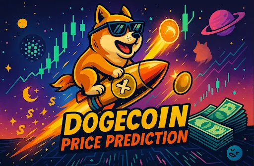 Dogecoin prijs mikt op $0,50 in 2026 terwijl analisten voorspellen dat deze PayFi-altcoin kan stijgen van $0,11 naar boven de $8