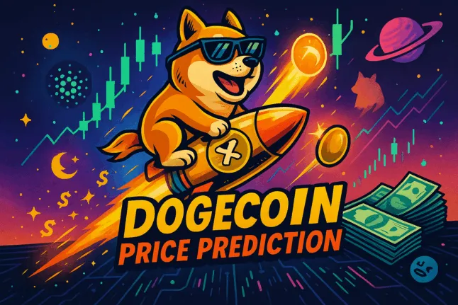 Dogecoin-prijsvoorspelling: DOGE naar $1 uitgesteld tot 2026? RTX en HBAR zouden het kunnen verslaan
