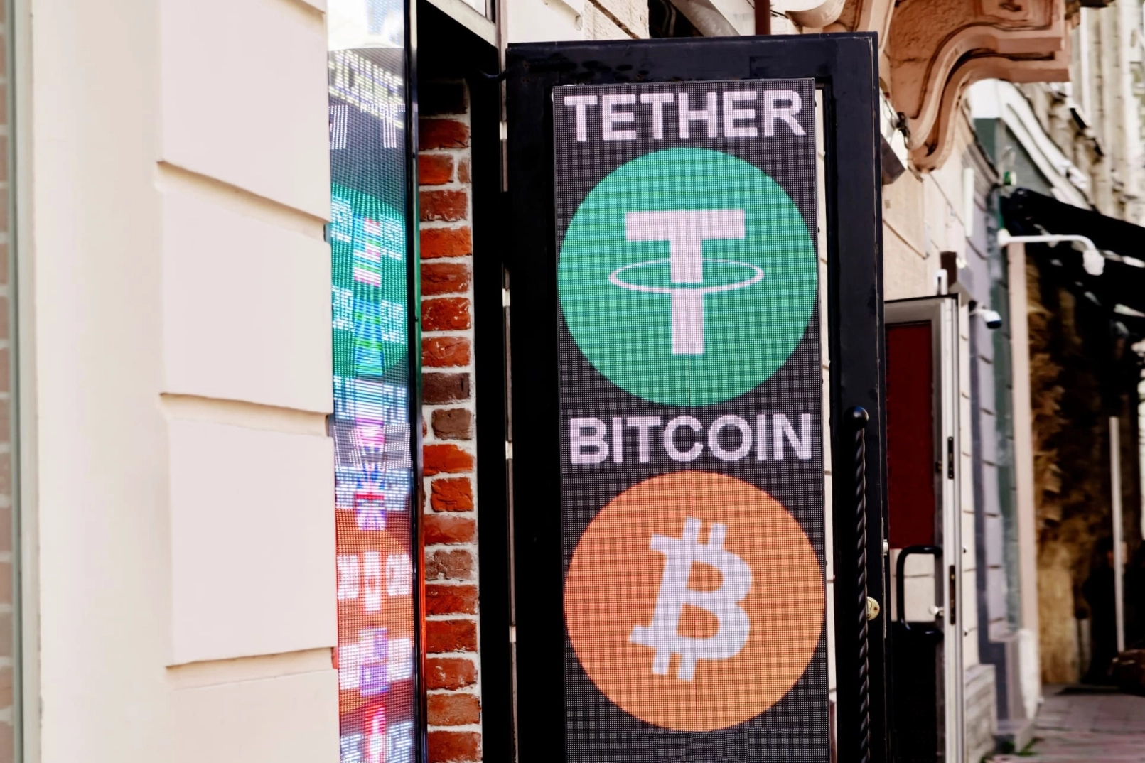 Bitcoin and tether, USDT