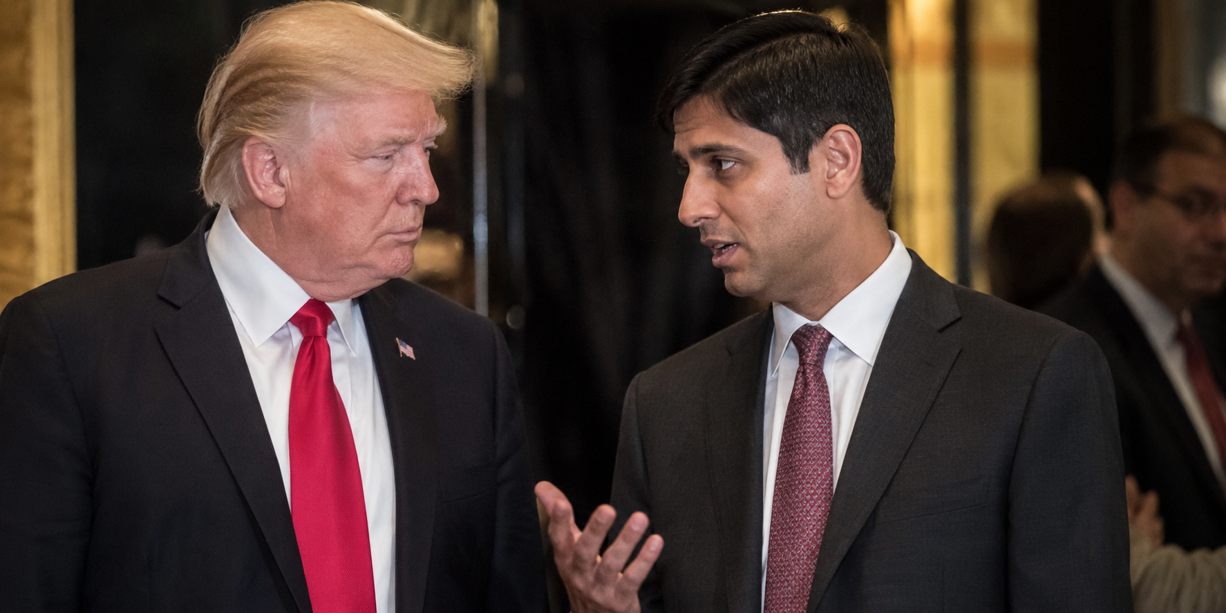 Donald Trump en Kevin Warsh