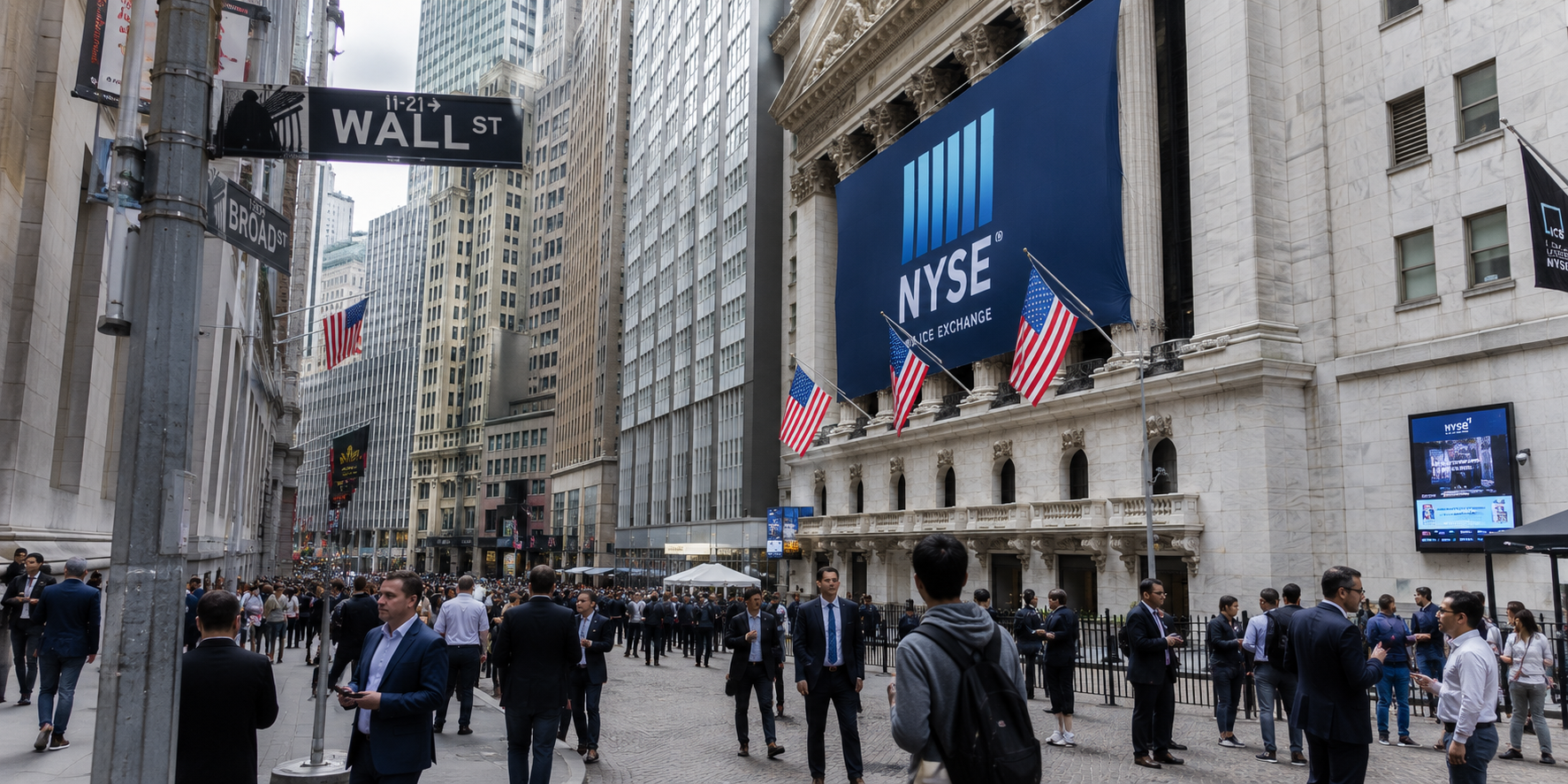 New York Stock Exchange Wall Street