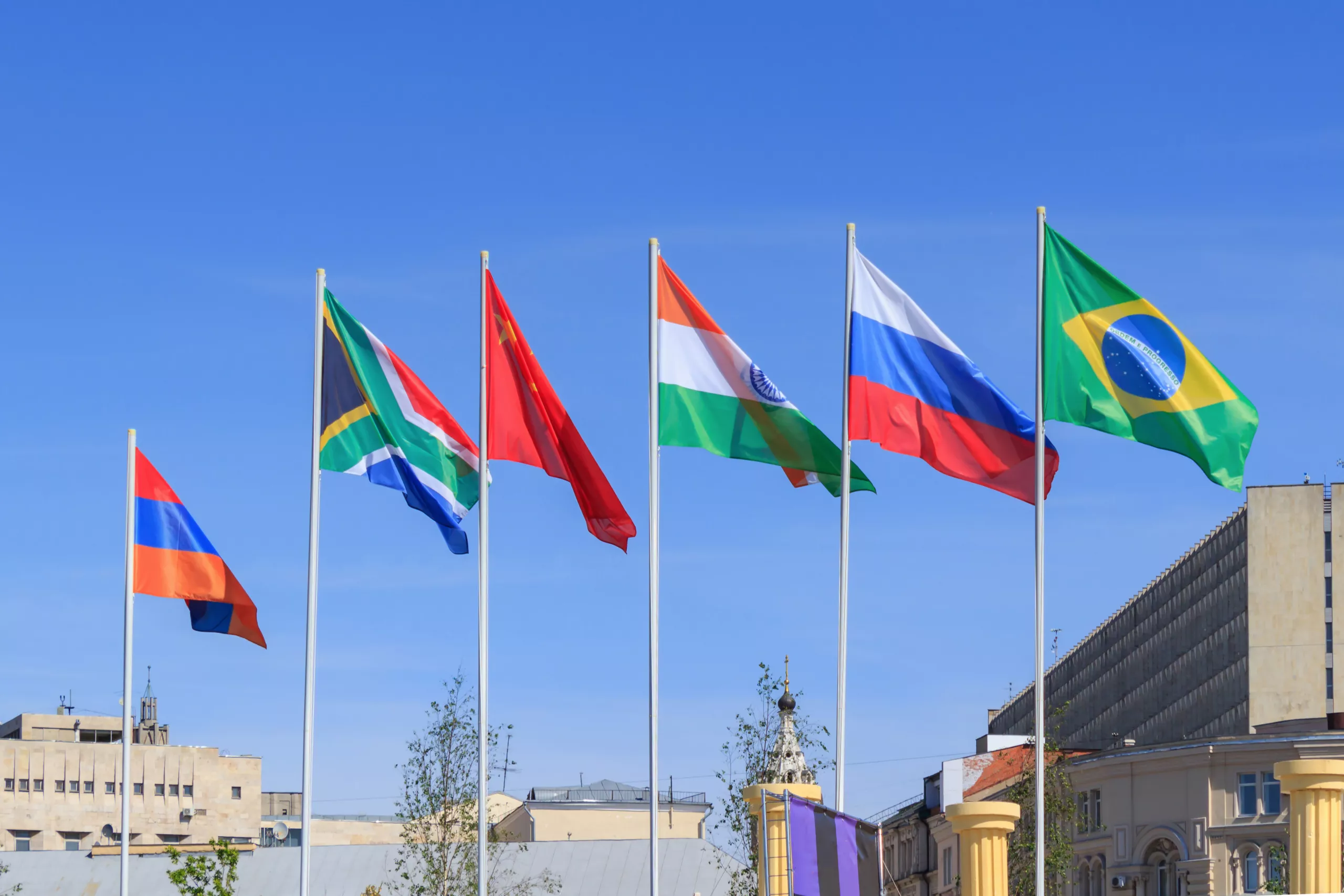 Flags of BRICS
