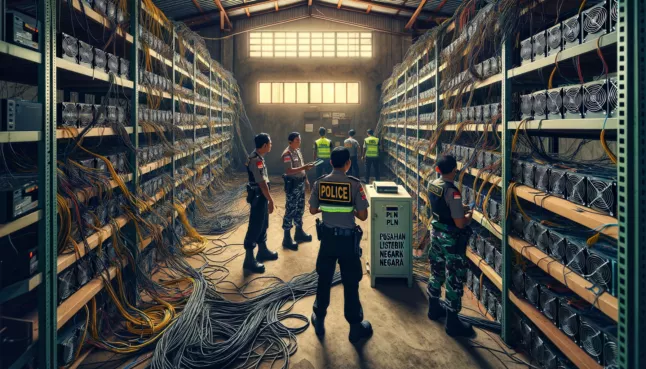 Indonesische Polizei schließt Bitcoin-Miningbetriebe wegen großangelegtem Stromdiebstahl