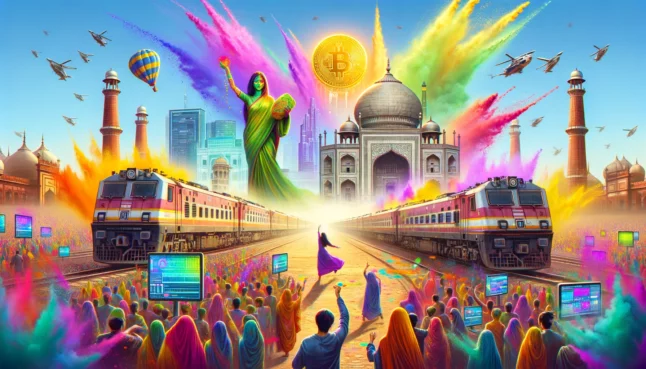 Indische Eisenbahnen führen NFT-Zugtickets für das Holi-Festival ein