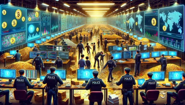 Chinesische Polizei entdeckt groß angelegten unterirdischen Bankbetrug mit Tether