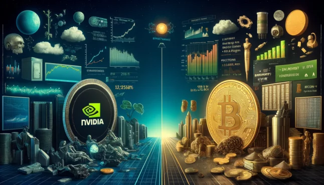 Nvidia übertrifft Bitcoin, aber die Zukunftsaussichten unterscheiden sich