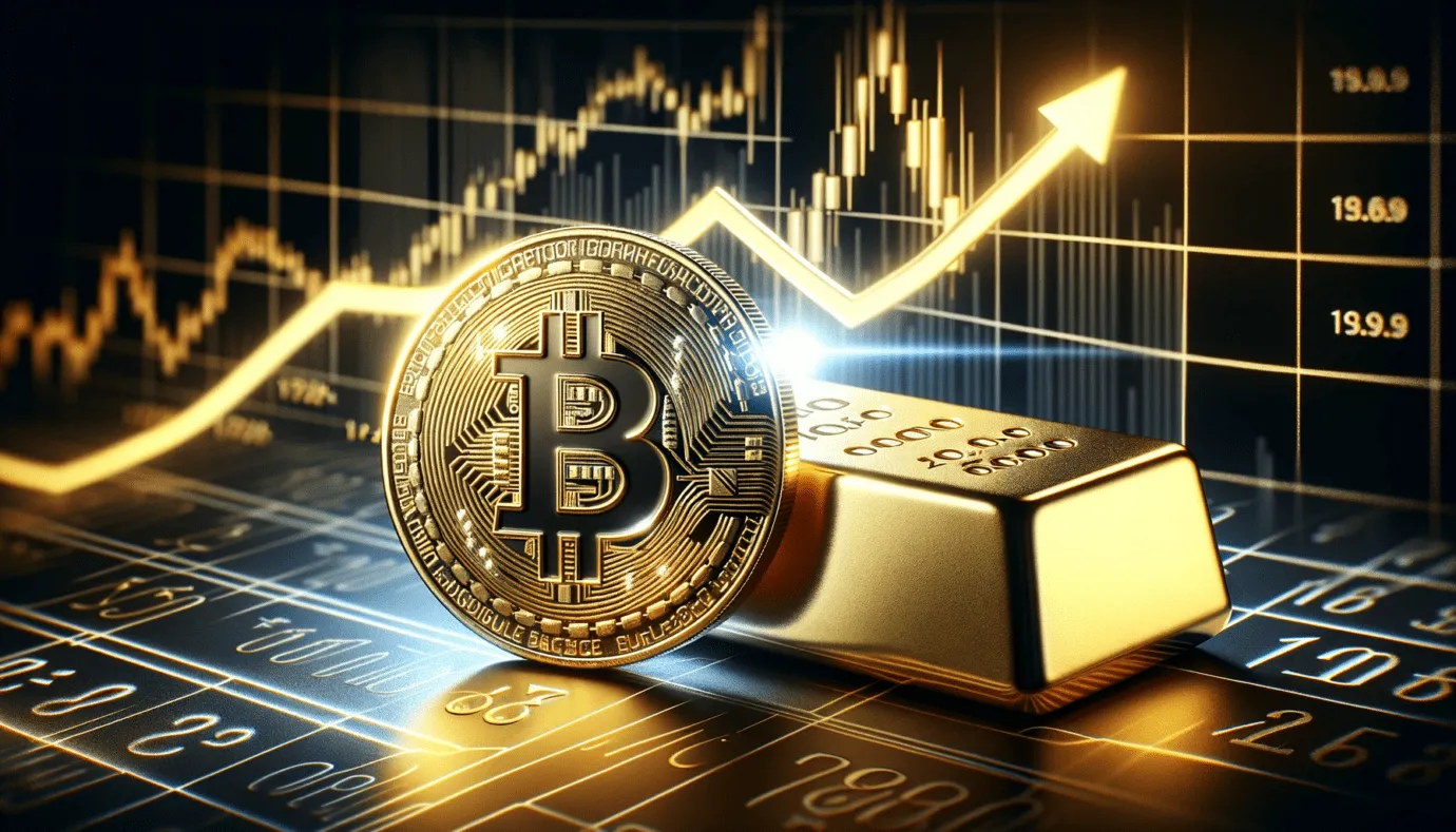 Bitcoin steigt 2024, aber Gold liefert bessere Renditen