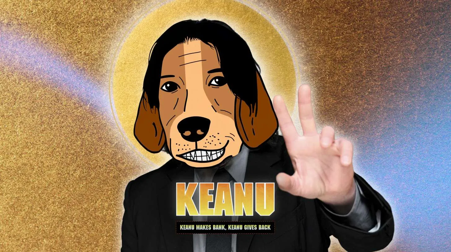 Ein Meme-Coin, der (etwas) Gutes tut? Keanu-Reeves-Meme-Kult explodiert