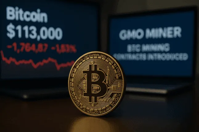 Bitcoin fiel unter 113.000 US-Dollar, aber BTC-Inhaber verdienten immer noch 6.800 US-Dollar pro Tag – GMO Miner führte BTC-Mining-Verträge ein