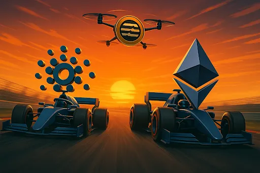 Cardano vs. Ethereum: Welche Layer-1 erreicht zuerst 5 $, während APT an Marktmomentum gewinnt?