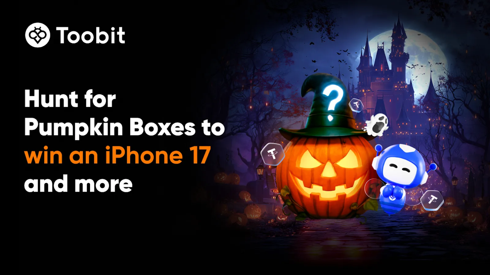 Toobit bringt die Halloween Horror Hunt mit einem Preispool von 500.000 USDT zurück
