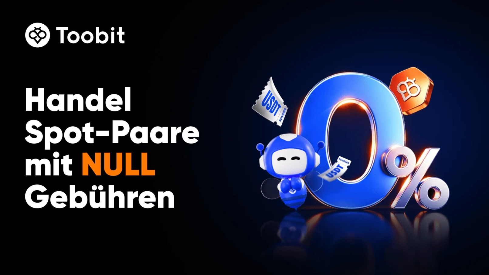 Toobit führt gebührenfreien Spot-Handel ein