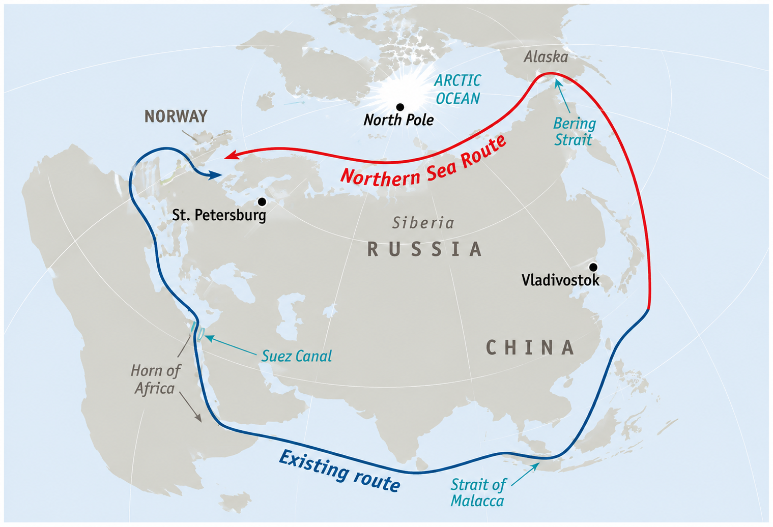 China eröffnet Arktisroute nach Europa