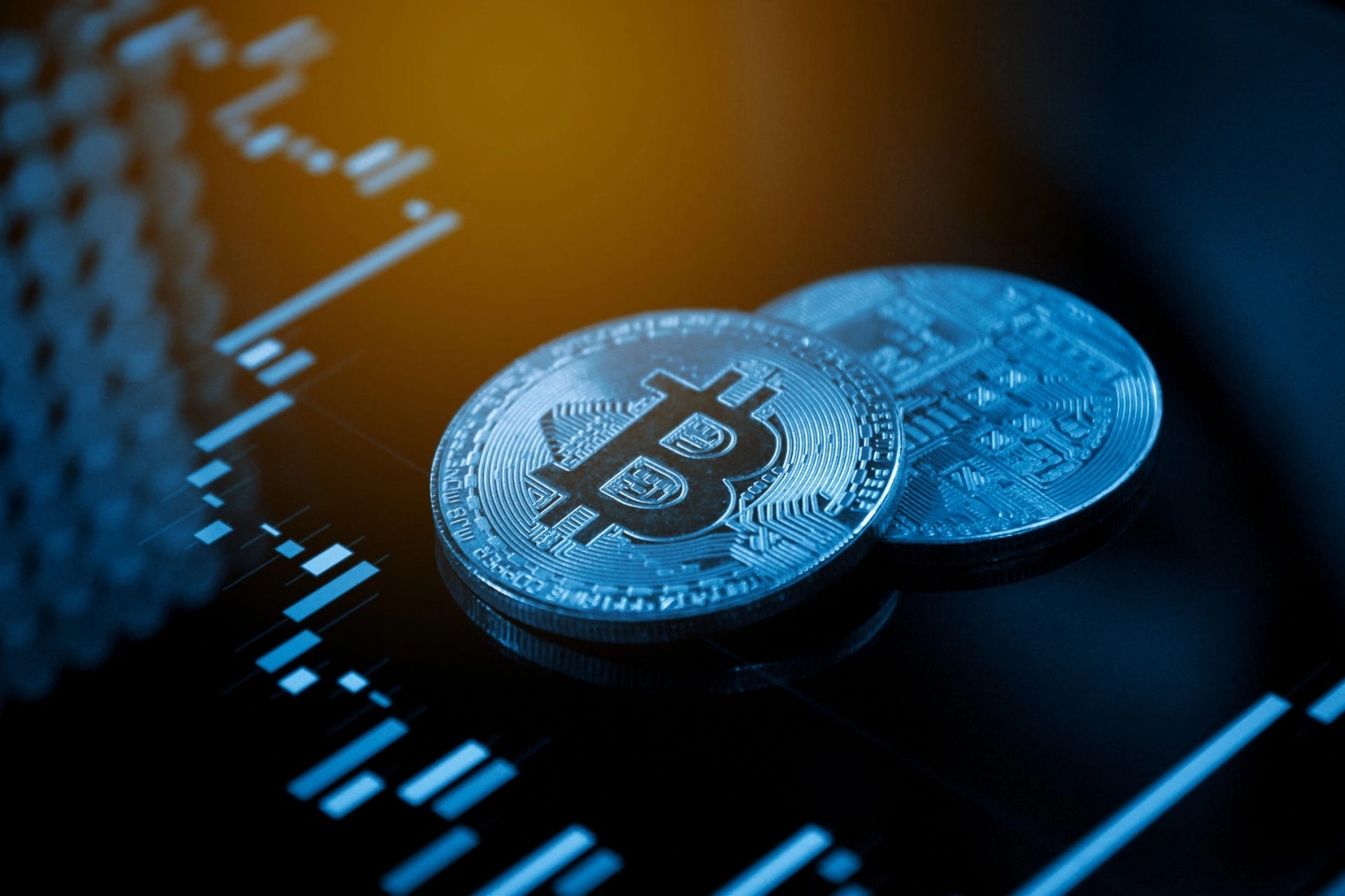 Bitcoin-Crash, grau